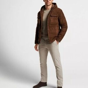 Peter Millar Brown Suede Jacket